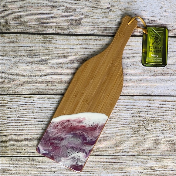 Other - Handmade Functional Bottle Shaped Bamboo Board/Art